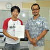 総合1位の矢野勝氏とジャーナリストの萩原秀輝氏