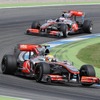 ルイス・ハミルトンとジェンソン・バトン（ドイツGP）
