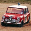 Miniクーパー。モンテカルロラリー、1964年、パディ・ホップカーク/ヘンリー・リッドン組