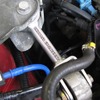 すでに10万kmも走ればエンジンマウントやトルクロッドは使用限界を超えていたはず。こうしたブッシュ類を強化する事は、中古車ベースのレースカー製作にとって初歩なのかもしれない