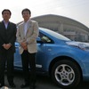 日産自動車の川口均常務と清水勇人さいたま市長