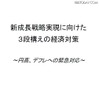 10日に閣議決定された「新成長戦略実現に向けた3段構えの経済対策」 10日に閣議決定された「新成長戦略実現に向けた3段構えの経済対策」