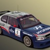 アクセントのWRCカー