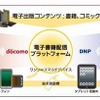 NTTドコモとDNPが共同で電子書籍プラットフォームを構築。それぞれの得意分野の知見を合わせて、ワンソース・マルチデバイス対応の電子書籍コンテンツの提供を目指していく NTTドコモとDNPが共同で電子書籍プラットフォームを構築。それぞれの得意分野の知見を合わせて、ワンソース・マルチデバイス対応の電子書籍コンテンツの提供を目指していく