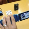 こちらでは音符マークが表示されたマーカー上に、ピアノのオブジェクトが表示 こちらでは音符マークが表示されたマーカー上に、ピアノのオブジェクトが表示