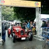 アルファロメオ8C2300/2600も雨の中スタート。アルファロメオは今年100周年を迎えた