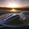アメリカ宇宙空港完成予想図