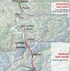 南はイタリアのミラノ、北はスイスのちゅーりひ、バーゼルを経由してドイツ方面に向かう