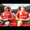 マッサとアロンソ　世界最速ジェットコースターに試乗