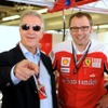F1アブダビGP。ピエロ・フェラーリ（向かって左）とドメニカリ
