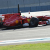19日にテスト走行がおこなわれた。写真はフェラーリのマッサ