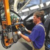 ツビッカウ工場。車はパサート