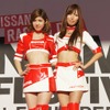 NISMOフェスティバルに、日産チームのレースクイーンが集合した。