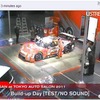 明日開幕の東京オートサロン、日産ブースがUstreamでライブ中継 明日展示されるGTマシンも準備中。洗って磨きをかけているところか