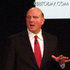 Microsoft CEOのSteve Ballmer氏 Microsoft CEOのSteve Ballmer氏