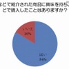 ブログなどで紹介された商品に興味を持ち、店頭などで購入したことはありますか？ ブログなどで紹介された商品に興味を持ち、店頭などで購入したことはありますか？