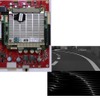 RoboVision＆RoboVision SDK 2011。左上は画像処理ボードとCPUボード、右中と右下はハフ変換を用いた新しい白線検知アルゴリズムの例