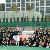 学年ごとに記念撮影