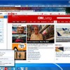 「Internet Explorer9」で閲覧したCNNとAmazonのサイト 「Internet Explorer9」で閲覧したCNNとAmazonのサイト