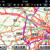 アイシンAWがiPhone向けに提供しているNaviEliteに表示される渋滞情報