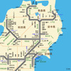 JARTIC 日本道路交通情報センターによる東北地方の高速道路の状況（灰色の表示は調整中を示す）