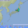 東日本で余震が断続的に発生