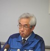 （21日・東電本店）　撮影＝石田信一郎
