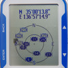 GPSの受信状態を表示させることができる。GARMINの製品はどれも受信感度が高い。