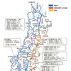 震災に対応した鉄道代替バスの運行状況（3月28日14時00分）