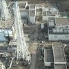 4号原子炉建屋山側（動画キャプチャ。10日、撮影・提供＝東京電力）