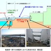 福島第一原子力発電所における津波の状況（概念図） 福島第一原子力発電所における津波の状況（概念図）