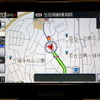 画面左に到着予想時刻と合わせて新たに残距離が表示されるようになった。