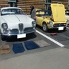 フロアマットや室内を虫干しする光景があちらこちらで見られた