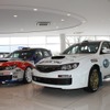 R4インプレッサ。手前：奴田原車（カラーリングは暫定）、奥：新井車