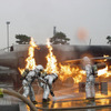 【東京国際消防防災展】備えあれば……航空機火災訓練