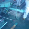 福島第一原子力発電所3号機取水口付近のピット止水状況（2011年5月11日撮影） 福島第一原子力発電所3号機取水口付近のピット止水状況（2011年5月11日撮影）