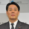 海江田万里原子力経済被害担当相（12日・経産省）