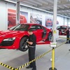 ビベラッハ工場でのR8 e-tron生産