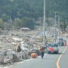 津波被害に遭った宮城県石巻市のようす（2011年5月9日）