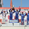GT500クラス表彰台