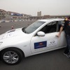 4月のF1中国GPのタイミングでインフィニティ車を試乗したベッテル