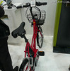 こちらは開発中の次世代のサイクルシェアリングシステム。設置スペースが小さく、自転車の予約・解錠も簡単 こちらは開発中の次世代のサイクルシェアリングシステム。設置スペースが小さく、自転車の予約・解錠も簡単