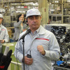 日産いわき工場を訪れたゴーンCEO（5月17日）