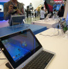 富士通のLifebook TH40/Dも展示されている 富士通のLifebook TH40/Dも展示されている