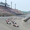 オーバルで開催されたインディジャパン2010。スタート。