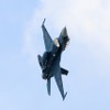 インディジャパン2010オープニングセレモニー、歓迎飛行で飛来した自衛隊のF2。