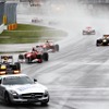 F1カナダGP、セーフティカー誘導でスタート。