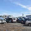 自動車整備を手がけるファースト自動車は津波で1階部分が水没した（5月上旬）