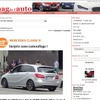 次期Bクラスのスクープ写真を掲載したフランスの『Le mag de l’auto』