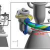 LE-Xエンジンの高精度コンピュータシミュレーション（推進剤供給ポンプ破壊時の危険個所予測）